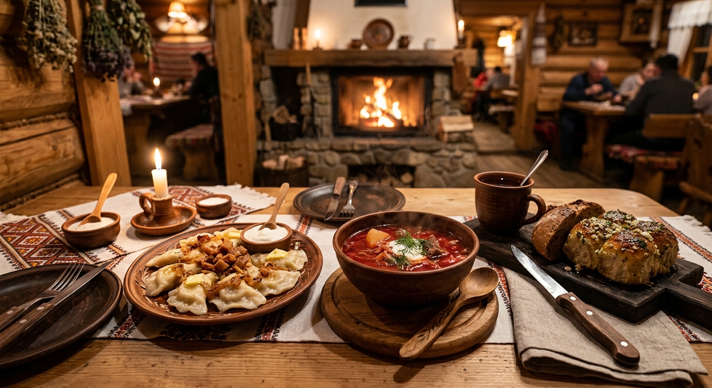 Карпатський кулінарний стіл